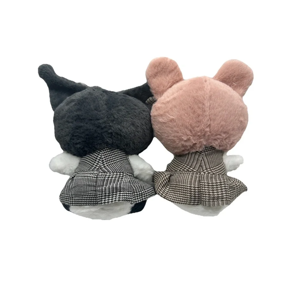 Sanrio Kuromi and My Melody Plush Set Matching Outfits New 9in‎